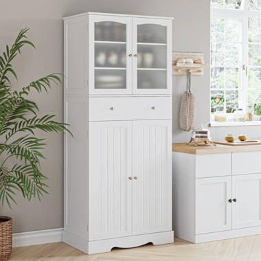 Lark Manor Anko 71.2'' Kitchen Pantry & Reviews | Wayfair